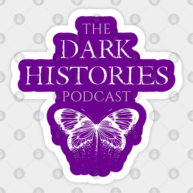 Dark Histories Butterfly Logo Sticker by Dark Histories